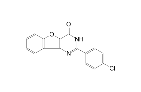 benzofuro[3,2-d]pyrimidin-4(3H)-one, 2-(4-chlorophenyl)-