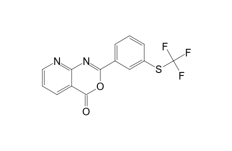 4H-Pyrido[2,3-d][1,3]oxazin-4-one, 2-[3-[(trifluoromethyl)thio]phenyl]-
