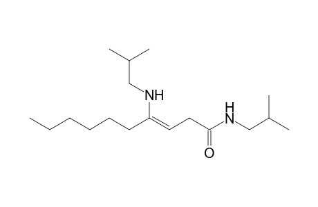 N-Isobutyl-4-(isobutylamino)dec-3-enamide
