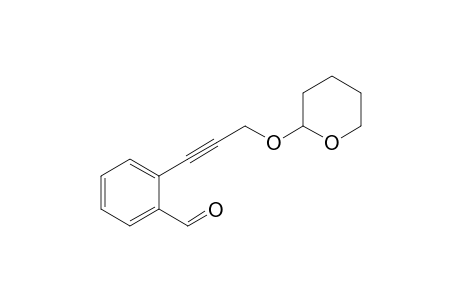 2-[3-(Tetrahydropyran-2-yloxy)prop-1-ynyl]benzaldehyde