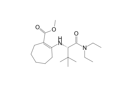 N-(2-Methoxycarbonyl-1-cycloheptenyl)-L-tert-leucine diethylamide