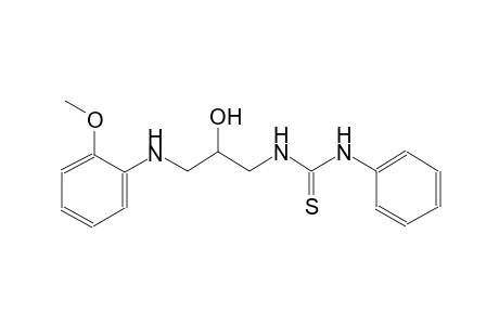 N-[2-hydroxy-3-(2-methoxyanilino)propyl]-N'-phenylthiourea
