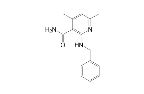 3-Pyridinecarboxamide, 4,6-dimethyl-2-[(phenylmethyl)amino]-