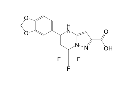 5-(1,3-benzodioxol-5-yl)-7-(trifluoromethyl)-4,5,6,7-tetrahydropyrazolo[1,5-a]pyrimidine-2-carboxylic acid