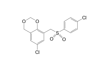 Benzo[d]1,3-dioxane, 6-chloro-8-(4-chlorophenylsulfonylmethyl)-