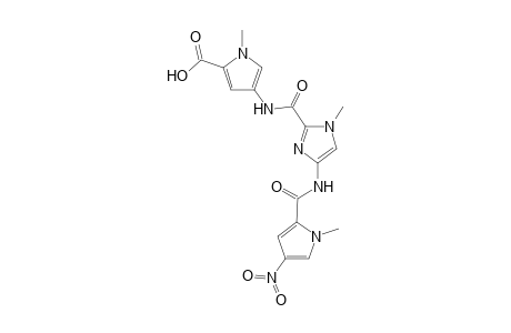 2-[2-(2-Carboxy-N-methylpyrrole)carboxamido]-4-[2-(N-methyl-4-nitropyrrole)carboxamido]-N-methylimidazole