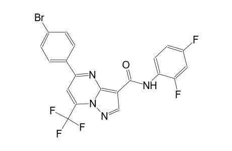 5-(4-bromophenyl)-N-(2,4-difluorophenyl)-7-(trifluoromethyl)pyrazolo[1,5-a]pyrimidine-3-carboxamide