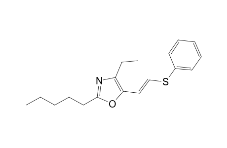 4-Ethyl-2-pentyl-5-[2-(phenylthio)vinyl]-1,3-oxazole