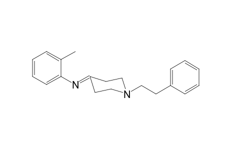N-(2-Phenylethyl)-4-(2-methylphenylimino)piperidine