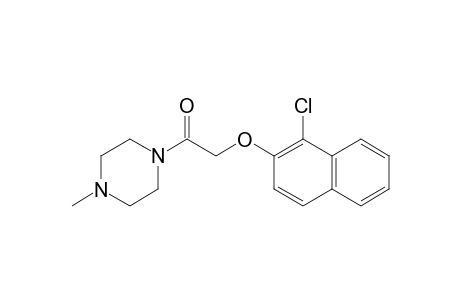 1-{[(1-chloro-2-naphthyl)oxy]acetyl}-4-methylpiperazine