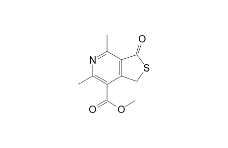 Thieno[3,4-c]pyridine-7-carboxylic acid, 1,3-dihydro-4,6-dimethyl-3-oxo-, methyl ester