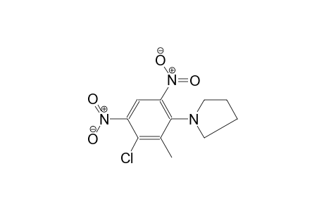 1-(3-chloro-2-methyl-4,6-dinitrophenyl)pyrrolidine