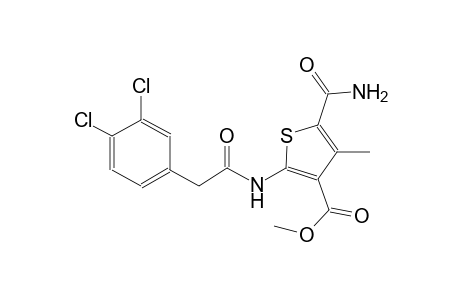 methyl 5-(aminocarbonyl)-2-{[(3,4-dichlorophenyl)acetyl]amino}-4-methyl-3-thiophenecarboxylate