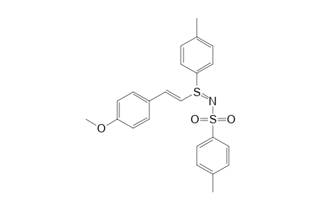 (NE)-N-[[(E)-2-(4-methoxyphenyl)vinyl]-(p-tolyl)sulfuranylidene]-4-methyl-benzenesulfonamide