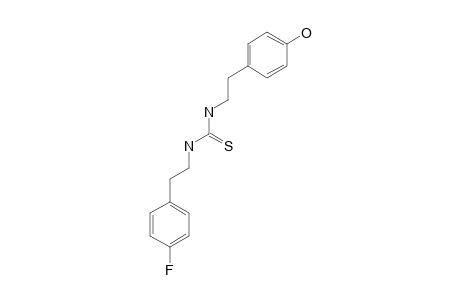 N-[2-(4-FLUOROPHENETHYL)]-N'-[2-(4-HYDROXYPHENETHYL)]-THIOUREA