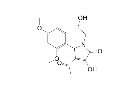 4-acetyl-5-(2,4-dimethoxyphenyl)-3-hydroxy-1-(2-hydroxyethyl)-1,5-dihydro-2H-pyrrol-2-one