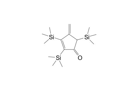 2,3,5-Tris(trimethylsilyl)-4-methylenecyclopent-2-en-1-one