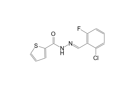 N'-[(E)-(2-chloro-6-fluorophenyl)methylidene]-2-thiophenecarbohydrazide