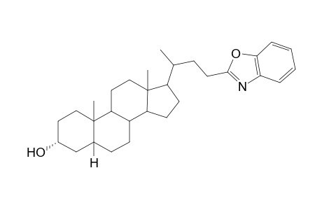 23-(Benzoxazol-2'-yl)nor-cholan-3-.alpha.-ol