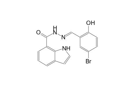 N'-[(E)-(5-bromo-2-hydroxyphenyl)methylidene]-1H-indole-7-carbohydrazide