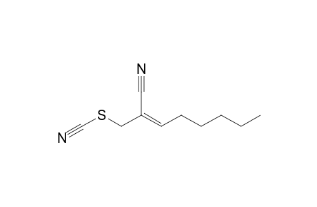 (E)-2-(Thiocyanatomethyl)oct-2-enenitrile