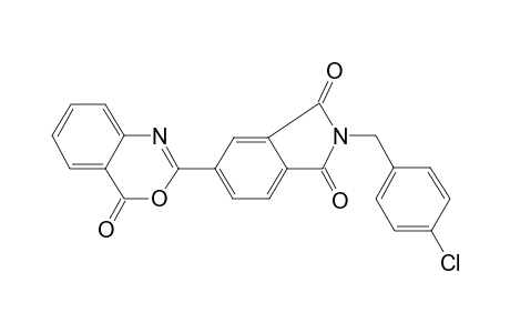 2-(4-Chlorobenzyl)-5-(4-keto-3,1-benzoxazin-2-yl)isoindoline-1,3-quinone