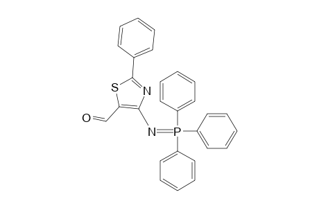 5-formyl-2-phenyl-4-[(triphenylphosphoranylidene)amino]thiazole