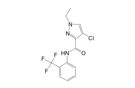 1H-Pyrazole-3-carboxamide, 4-chloro-1-ethyl-N-[2-(trifluoromethyl)phenyl]-