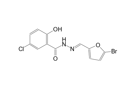 N'-[(E)-(5-bromo-2-furyl)methylidene]-5-chloro-2-hydroxybenzohydrazide
