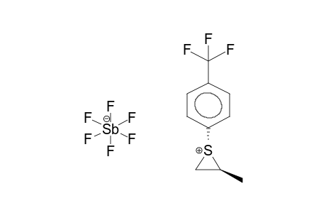 ANTI-S-(4-TRIFLUOROMETHYLPHENYL)-EPISULPHONIOPROPYLENEHEXAFLUOROANTIMONATE