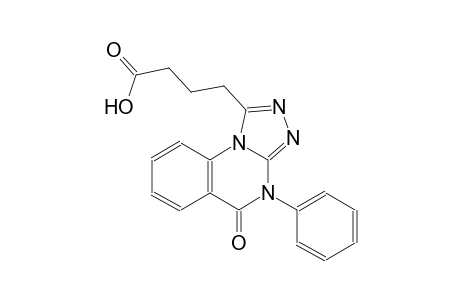 [1,2,4]triazolo[4,3-a]quinazoline-1-butanoic acid, 4,5-dihydro-5-oxo-4-phenyl-