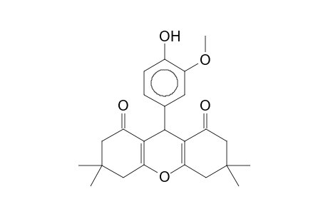 9-(4-Hydroxy-3-methoxyphenyl)-3,3,6,6-tetramethyl-3,4,5,6,7,9-hexahydro-1H-xanthene-1,8(2H)-dione