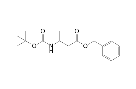 (phenylmethyl) 3-[(2-methylpropan-2-yl)oxycarbonylamino]butanoate