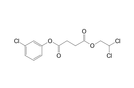 Succinic acid, 2,2-dichloroethyl 3-chlorophenyl ester