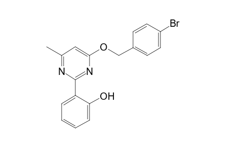 2-(4-[(4-Bromobenzyl)oxy]-6-methyl-2-pyrimidinyl)phenol