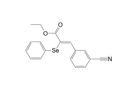 (Z)-3-(3-cyanophenyl)-2-(phenylseleno)-2-propenoic acid ethyl ester