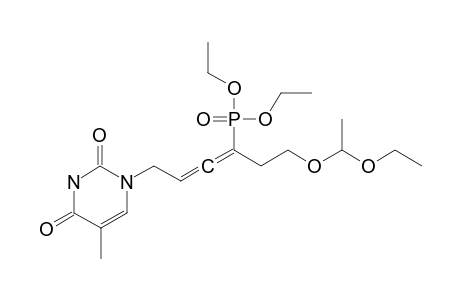 DIETHYL-1-[2-(1-ETHOXYETHOXY)-ETHYL]-4-[5-METHYL-2,4-DIOXO-3,4-DIHYDRO-1(2H)-PYRIMIDINYL]-1,2-BUTADIENYLPHOSPHONATE