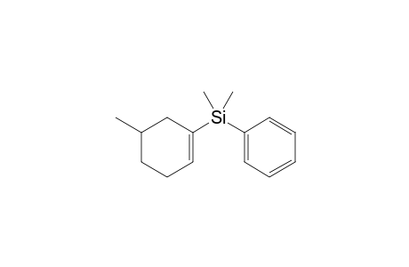 5-Methyl-1-dimethyl(phenyl)silylcyclohex-1-ene