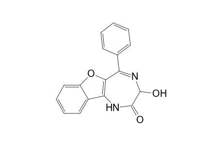 3-Hydroxy-5-phenyl-1,3-dihydro-[1]benzofuro[3,2-e][1,4]diazepin-2-one