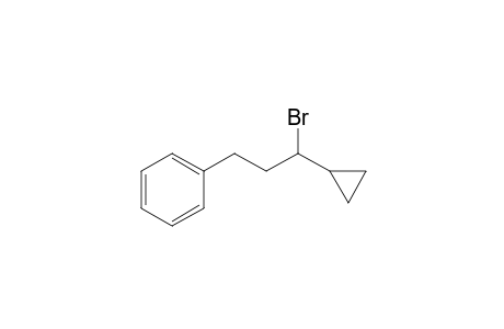 1-bromo-1-cyclopropyl-3-phenylpropane