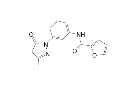 Furan-2-carboxylic acid, [3-(3-methyl-5-oxo-4,5-dihydropyrazol-1-yl)phenyl]amide
