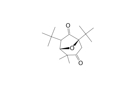 4,4-DIMETHYL-1,6-DI-TERT.-BUTYL-8-OXABICYCLO-[3.2.1]-OCTANE-3,7-DIONE