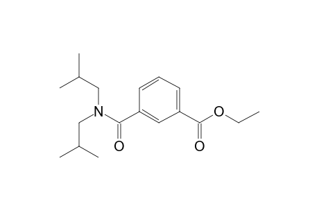 Isophthalic acid, monoamide, N,N-diisobutyl-, ethyl ester