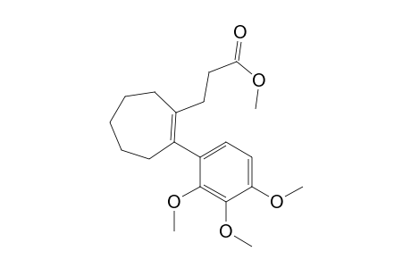 1-Cycloheptene-1-propanoic acid, 2-(2,3,4-trimethoxyphenyl)-, methyl ester