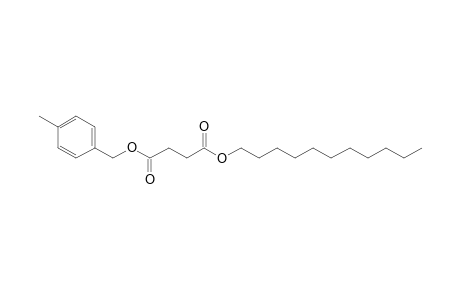 Succinic acid, 4-methylbenzyl undecyl ester