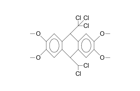cis-10-Dichloromethyl-9-trichloromethyl-2,3,6,7-tetramethoxy-9,10-dihydro-anthracene