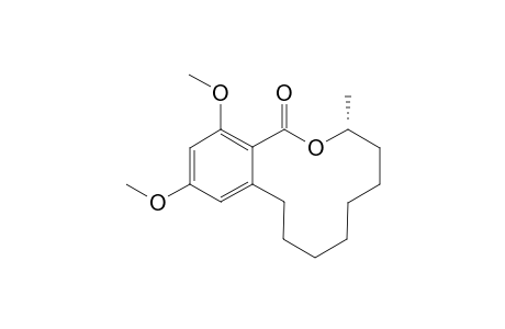 (3R)-12,14-dimethoxy-3-methyl-3,4,5,6,7,8,9,10-octahydro-1H-2-benzoxacyclododecin-1-one