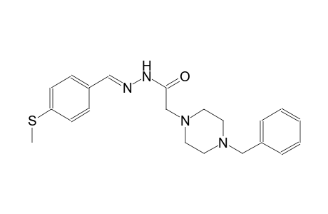 1-piperazineacetic acid, 4-(phenylmethyl)-, 2-[(E)-[4-(methylthio)phenyl]methylidene]hydrazide