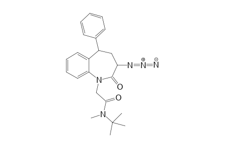 N-tert-Butyl-N-methyl-2-[3-(3-azido-2-oxo-5-phenyl-2,3,4,5-tetrahydro-1H-1-benzazepin-1-yl)ethanoic acid amide