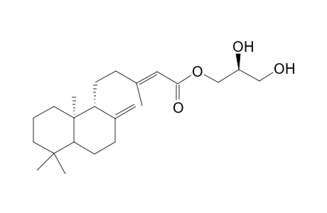 Copalic acid 2,3-dihydroxypropyl ester